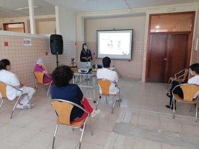Imagen La Diputación no baja la guardia frente al Covid19 y forma a los trabajadores de los centros residenciales