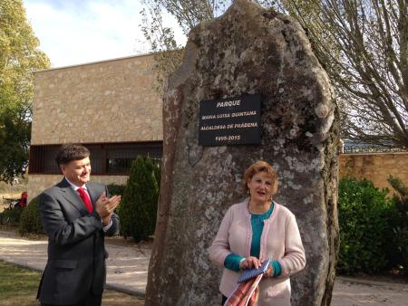 Imagen Prádena dedica un parque a la exalcaldesa María Luisa Quintana