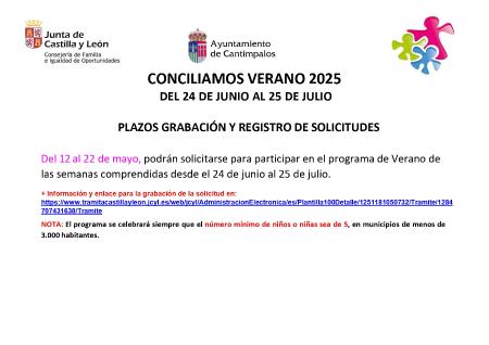 Imagen CONCILIAMOS SEMANA VERANO 2025 (1º periodo)
