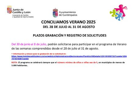 Imagen CONCILIAMOS SEMANA VERANO 2025 (2º periodo)