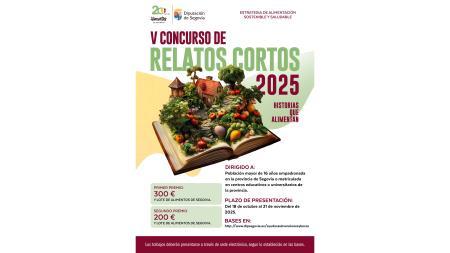 Imagen La Diputación de Segovia convoca la quinta edición del Concurso de Relatos Cortos ‘Historias que alimentan’