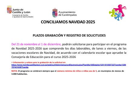 Imagen CONCILIAMOS NAVIDAD 2025-2026
