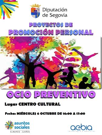 Imagen Inicio de curso OCIO PREVENTIVO - Comienzo MIÉRCOLES, 6 de OCTUBRE