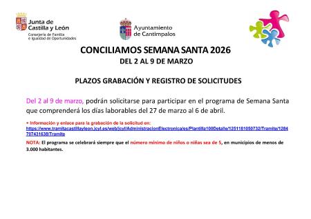 Imagen CONCILIAMOS SEMANA SANTA 2026
