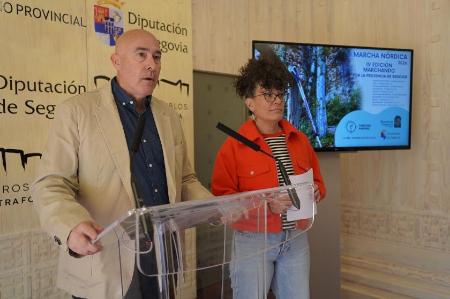 Imagen La colaboración de la Diputación y Territorio Rampinge lleva rutas de marcha nórdica a diez municipios, con la cuarta edición de ‘Marchando por la Provincia’