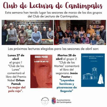 Imagen CLUB DE LECTURA DE CANTIMPALOS