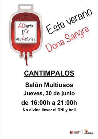 Imagen CAMPAÑA DE DONACIÓN DE SANGRE - Jueves, 30 de junio