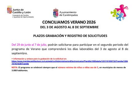 Imagen CONCILIAMOS VERANO 2026 (2º periodo)