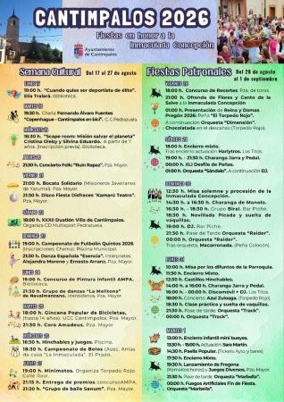 Imagen Programa Semana Cultural y Fiestas Locales 2026