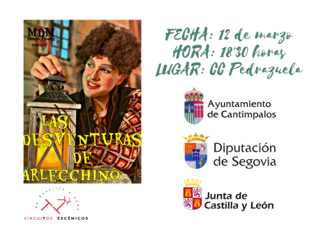 Imagen CIRCUITOS ESCÉNICOS - 12.03.2023 - Centro Cultural Pedrazuela 18'30 h.